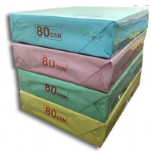 Giấy fort màu A4 - 80gsm - 100 tờ