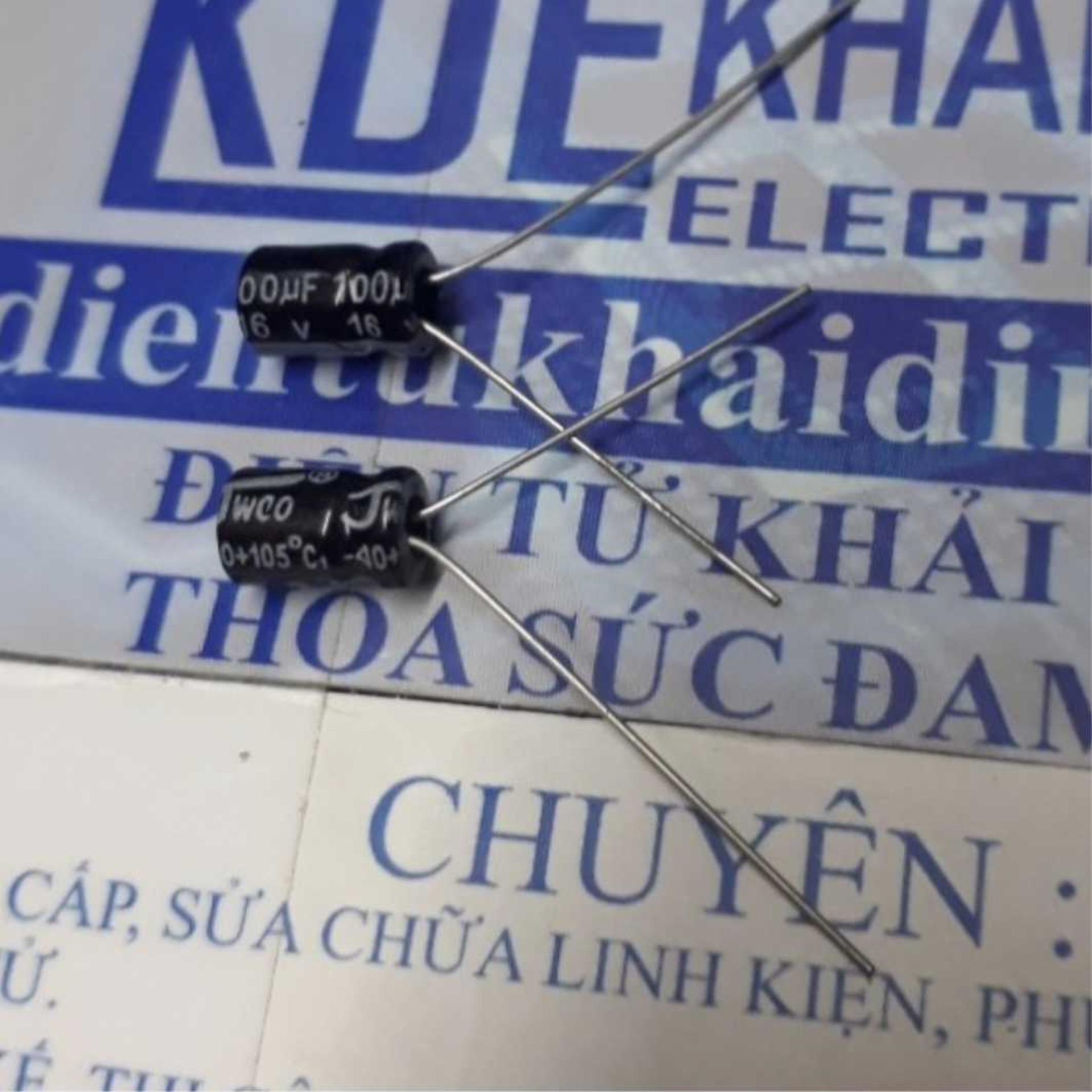 50 con tụ hóa, tụ phân cực 100uf 16v kde1795