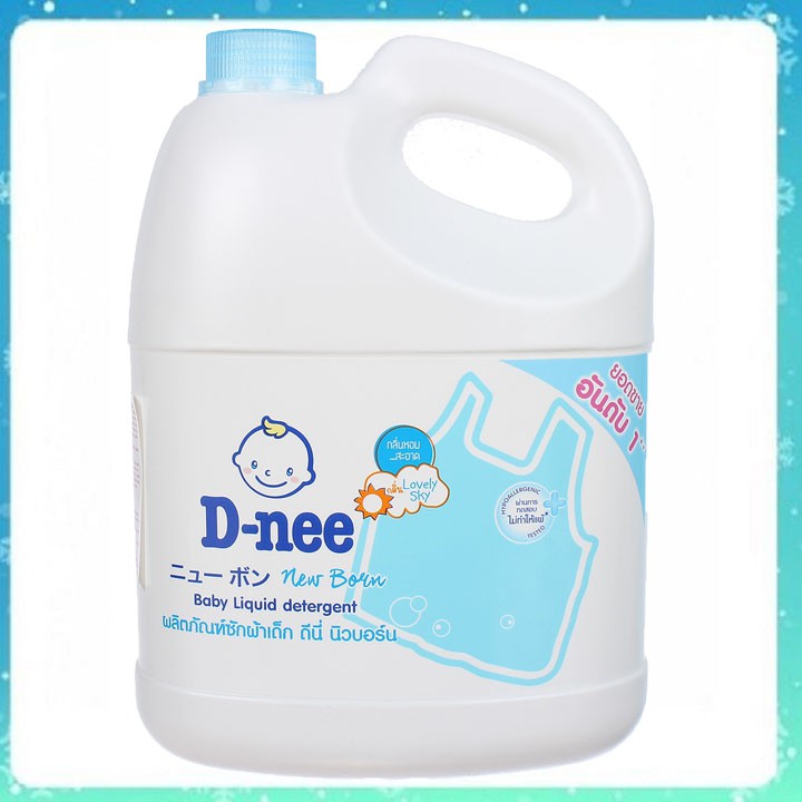 [HCM][Tem Đại Thịnh] Nước Giặt Dnee Màu Xanh Dương Thái Lan Chính Hãng - Mẫu 2020