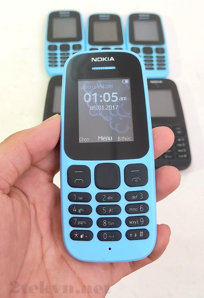 Điện thoại nokia 105 (2017) 1 sim giá rẻ, máy zin