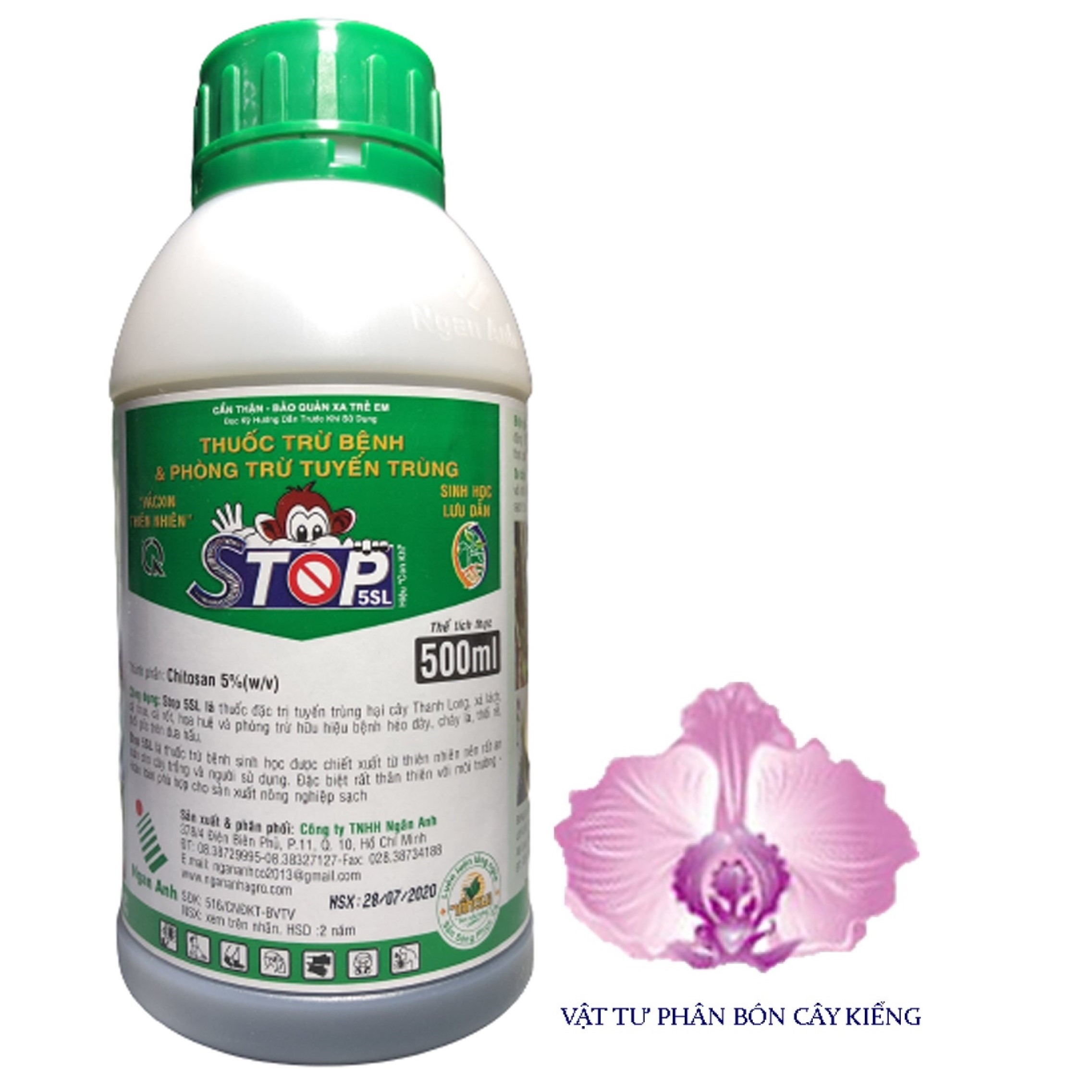 Thuốc trừ bệnh & phòng trừ tuyến trùng stop 5sl - #539a# 500ml
