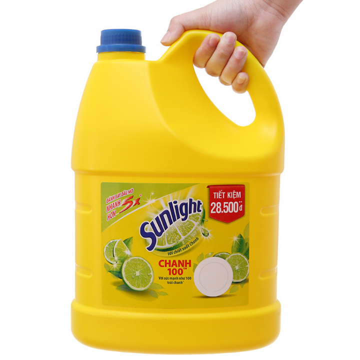NƯỚC RỬA CHÉN SUNLIGHT CHANH 3.8KG