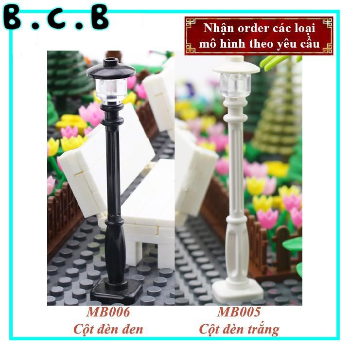 Phụ kiện MOC- Đồ chơi lắp ráp trang trí cột đèn đường - MB-005