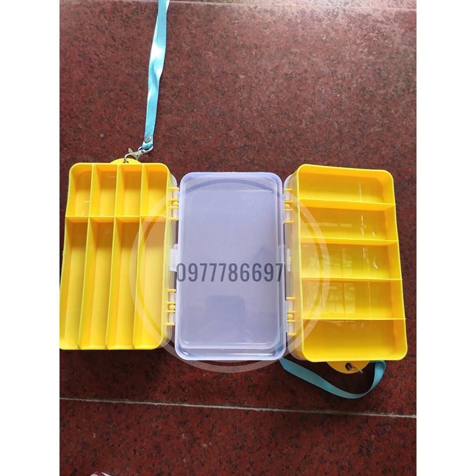 hộp đựng mồi 2 mặt