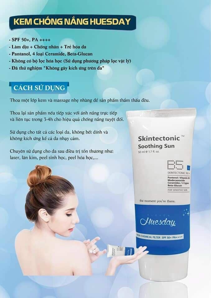 Kem chống nắng vật lý Huesday Hàn Quốc