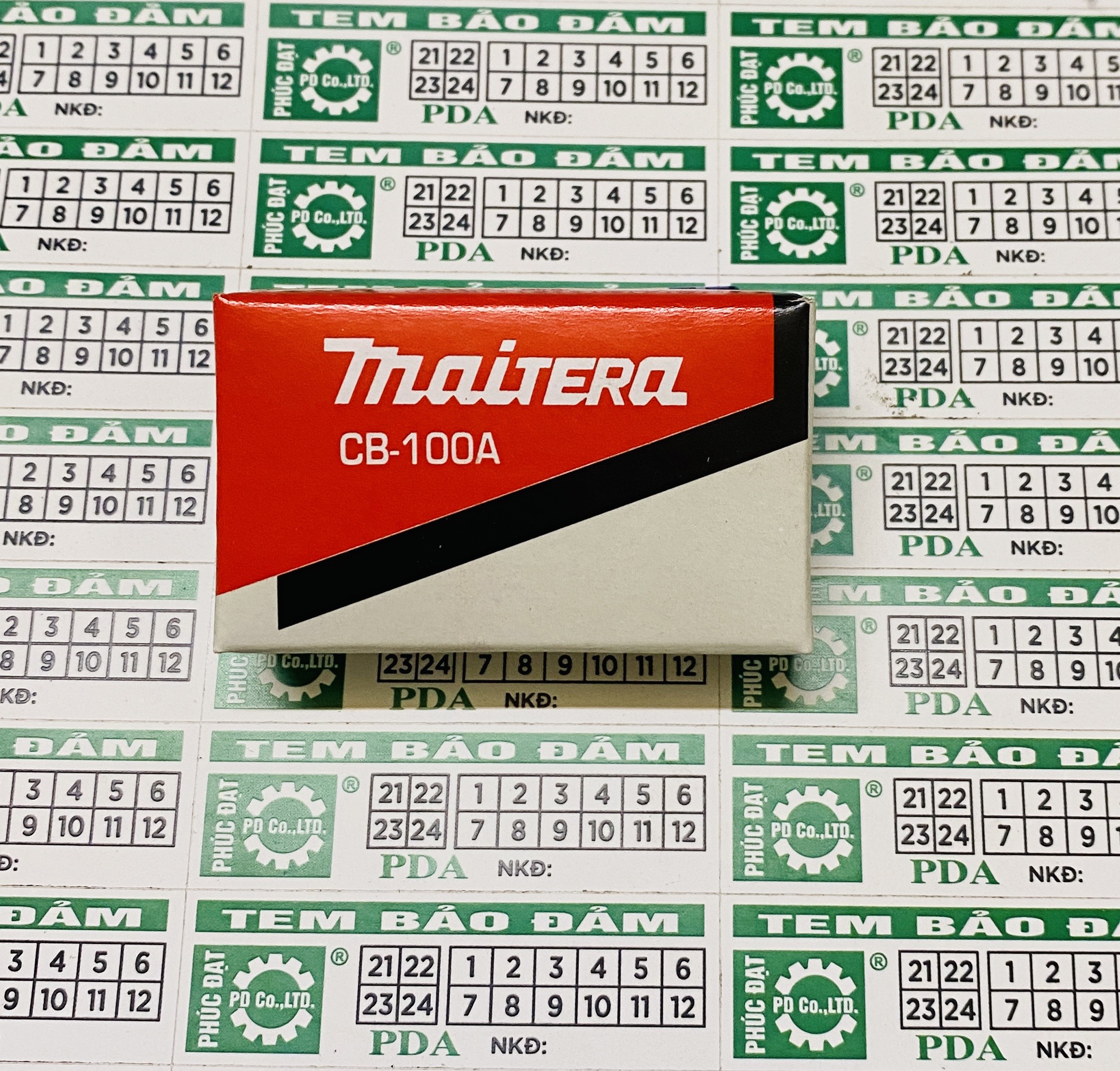 CHỔI THAN CB 100A #  SỊN ( dùng cho máy ĐỤC BT MKT 0810-0835-0840 ...  )