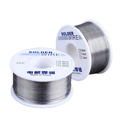 Cuộn thiếc hàn Solder Wire 63% lõi 0.8mm 50g, 100g