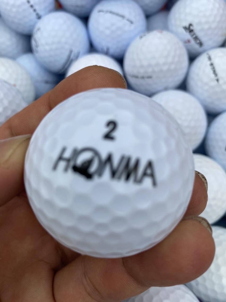 Bóng golf, honma - combo 10 bóng tập golf 3 lớp - phụ kiện golf