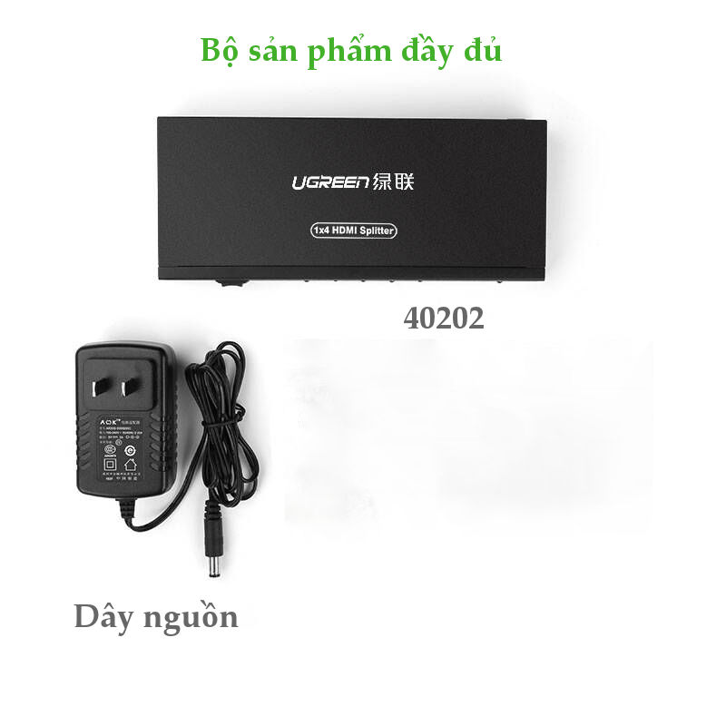 Bộ chia HDMI 1 ra 4 Ugreen 40202 Chính Hãng