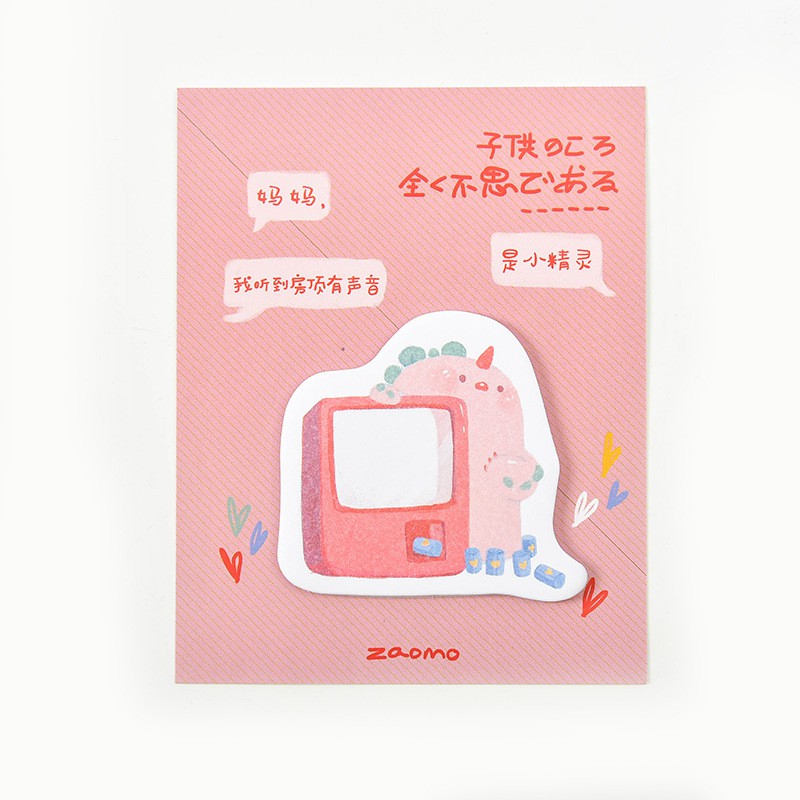Tập 30 tờ giấy note hình yêu tinh dễ thương, giấy dán ghi chú, sticky note st402