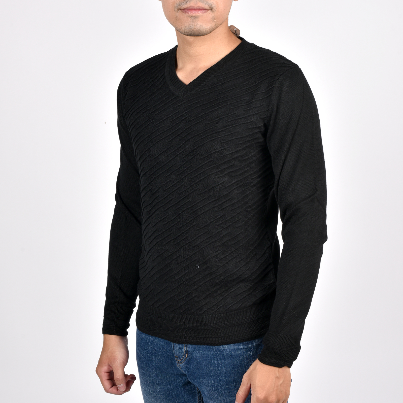 Áo Len Cổ Tim Nam O.jeans - 5ALO840805BM