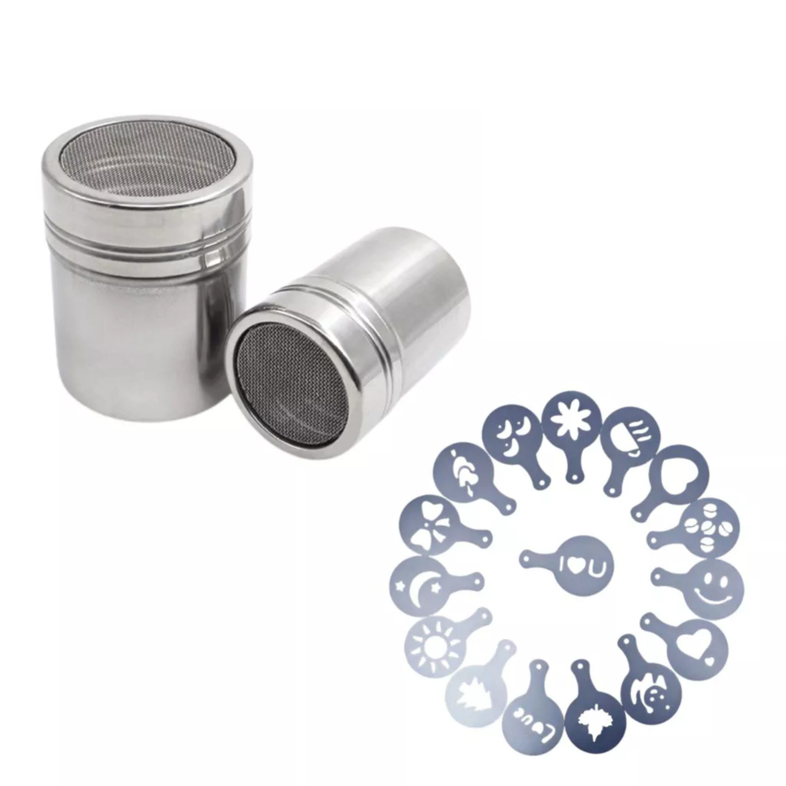 Lọ Rắc Bột Inox Size Lớn Trung Nhỏ