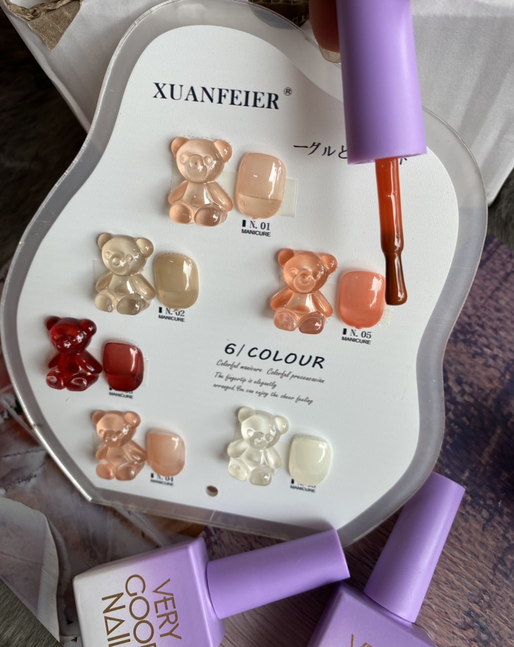 Set Sơn Thạch Very Good Nail 6 Màu [ Tặng Bảng Màu ]