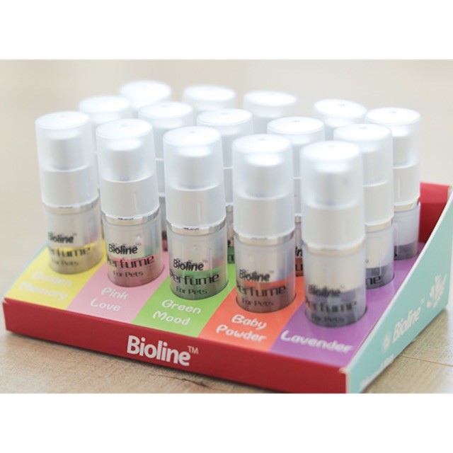 [HCM]Nước hoa cho chó mèo Bioline 9ml-có 5 mùi