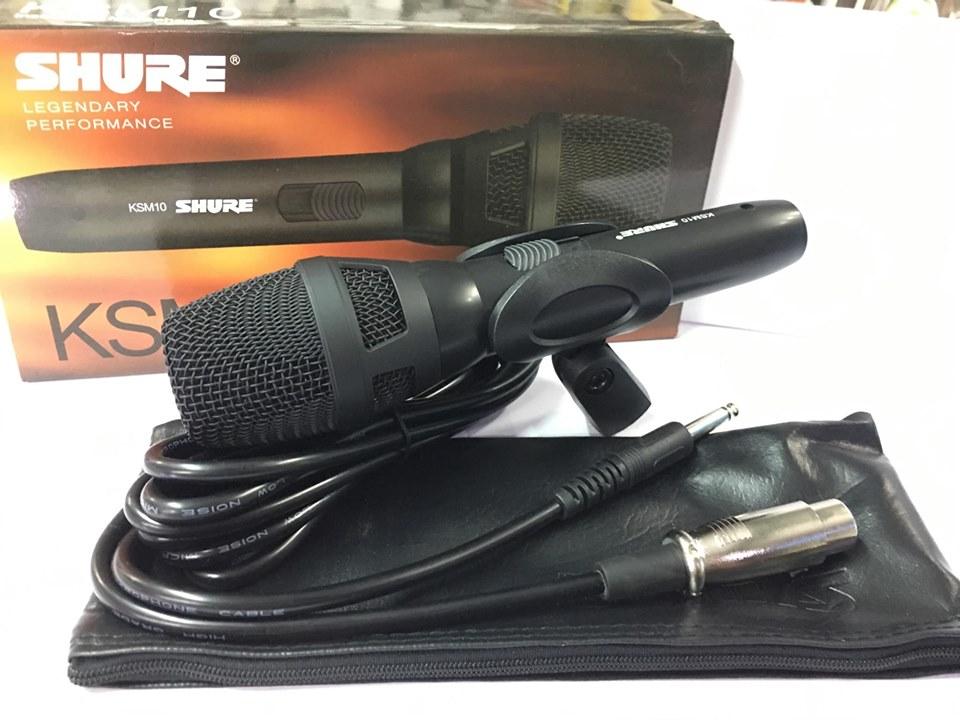MICRO CÓ DÂY SHURE KSM10 CHỐNG HÚ HÁT CỰC HÚT TIẾNG