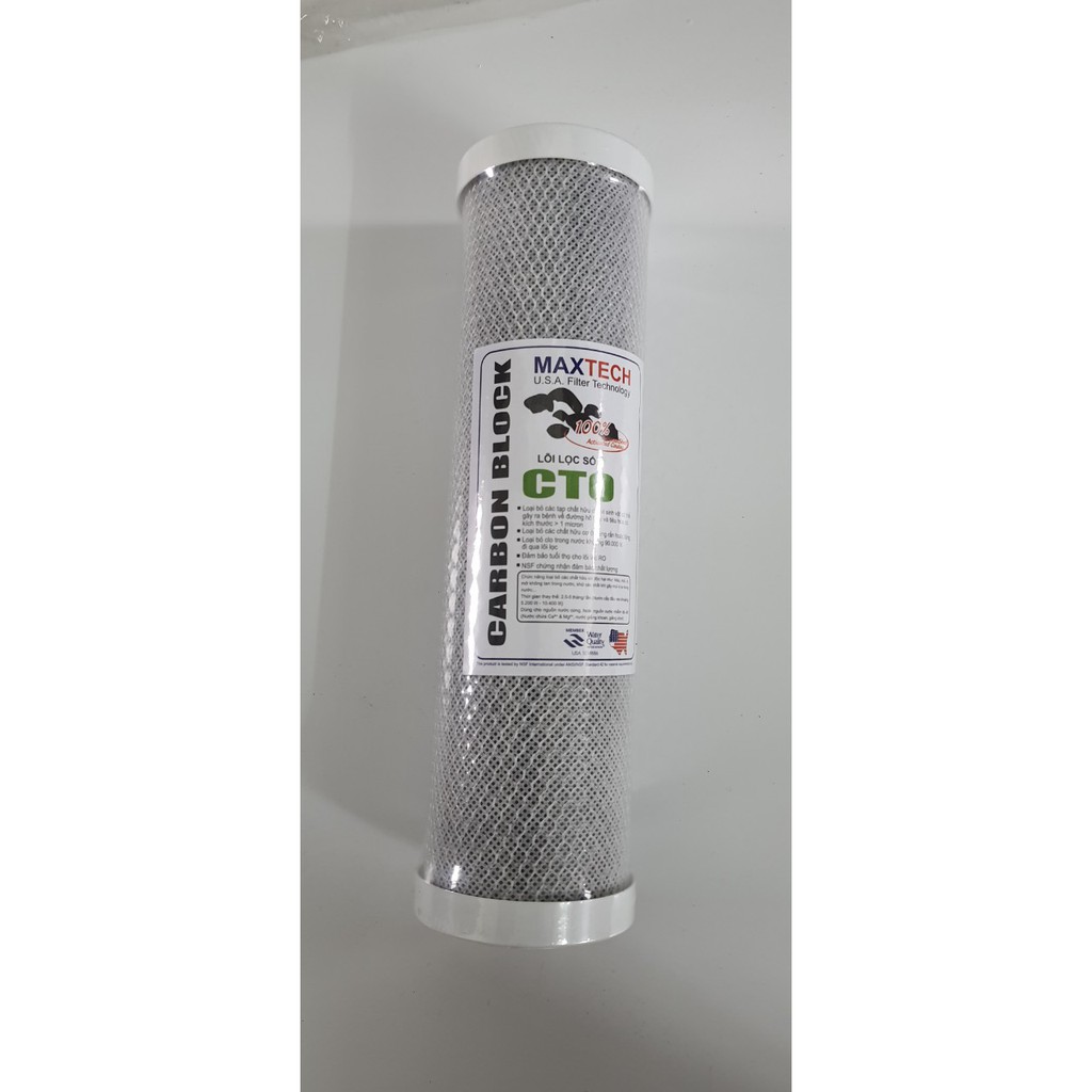 Lõi lọc nước số 3 CTO dùng cho máy lọc nước RO gia đình - duonglocnuoc
