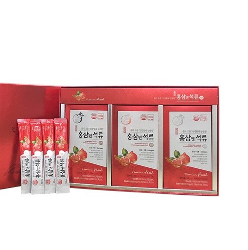 Nước hồng sâm lựu Collagen Daedong (Hộp 30gói x 10ml)