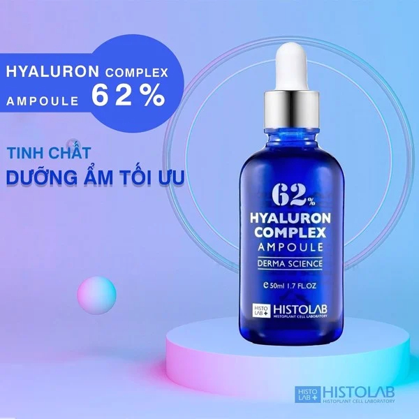 Tinh Chất Dưỡng Ẩm Histolab 62% Hyaluron Complex Ampoule - 50ml