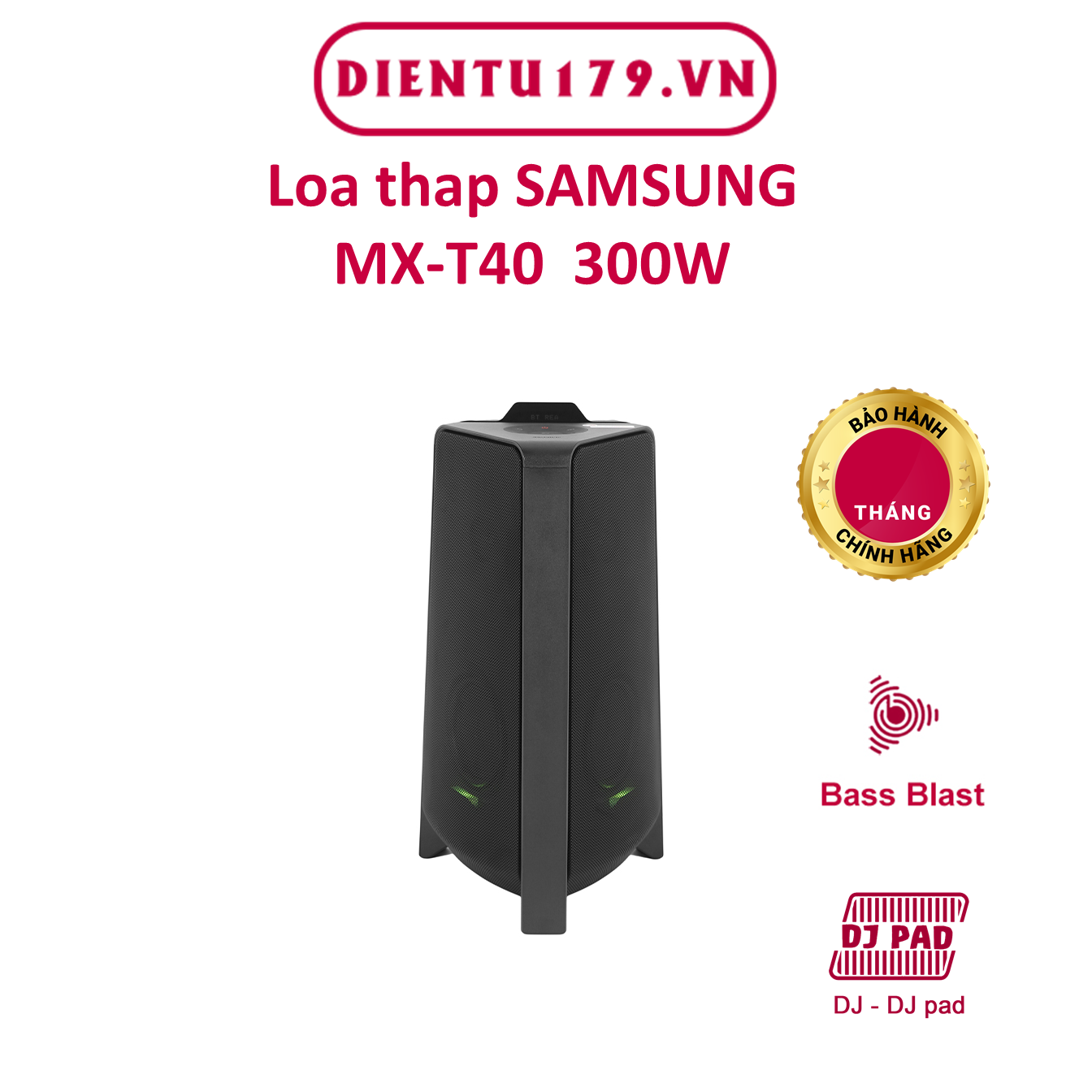 Loa tháp Samsung MX-T40/XV 300W