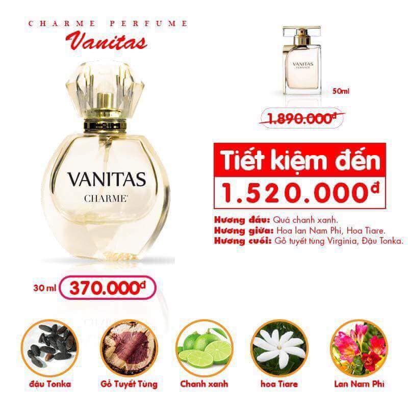 [Chính Hãng Char.me] Nước hoa nữ Vanitas 30ml