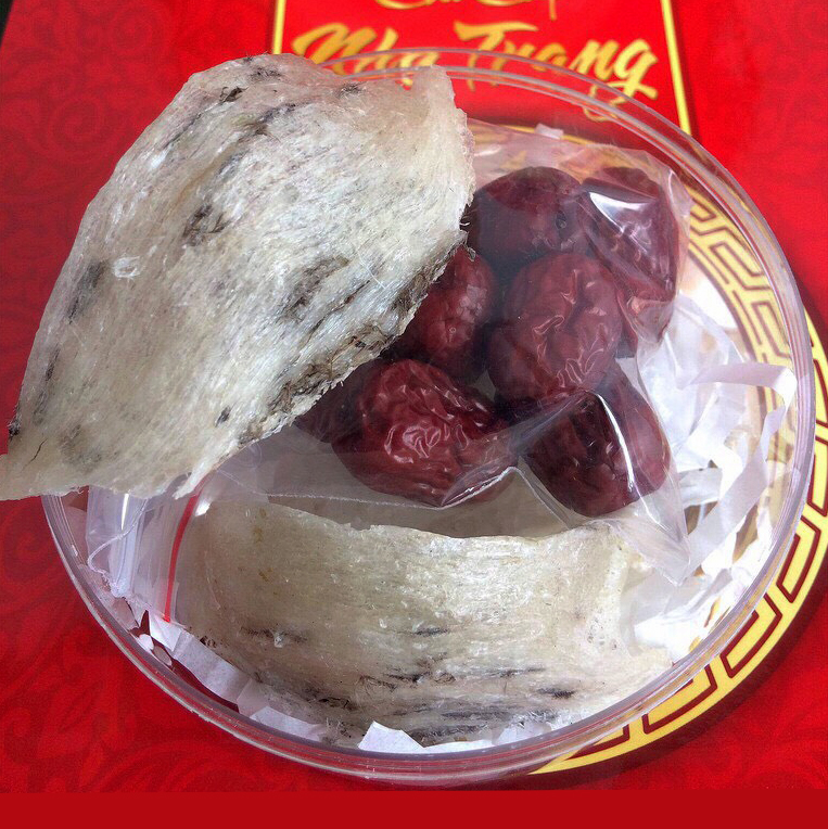 [2 tổ/20gr] Tổ yến sào thô nguyên chất. Yến sào tổ thô. Yến tổ thô Tặng táo đỏ, đường phèn, hạt chia