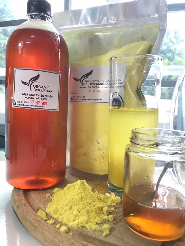 [HCM]TINH BỘT NGHỆ NGUYÊN CHẤT NHÀ LÀM 100g
