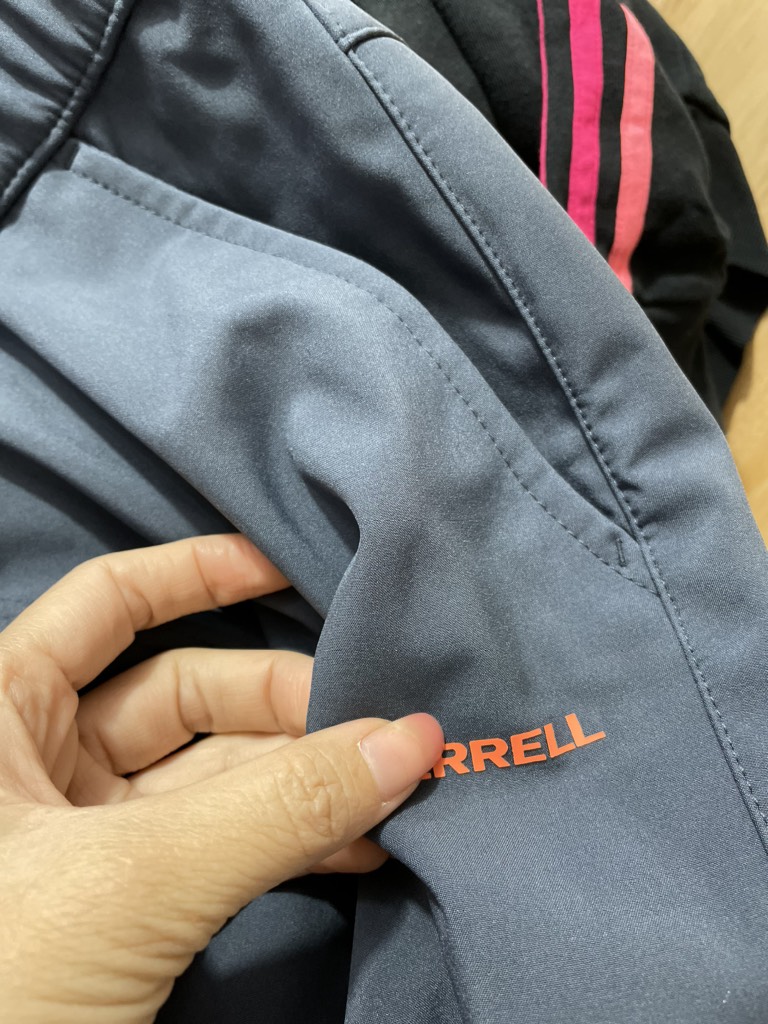 Quần yếm nỉ softshell MERRELL tháo được dây đeo cho bố và con trai