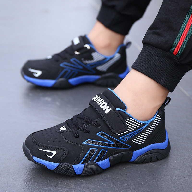 Giày trẻ em cho bé trai bé gái giày thể thao da giày thể thao trẻ em giày thường ngày cho trẻ em velcro giày thể thao đi học cho trẻ em giày chạy bộ