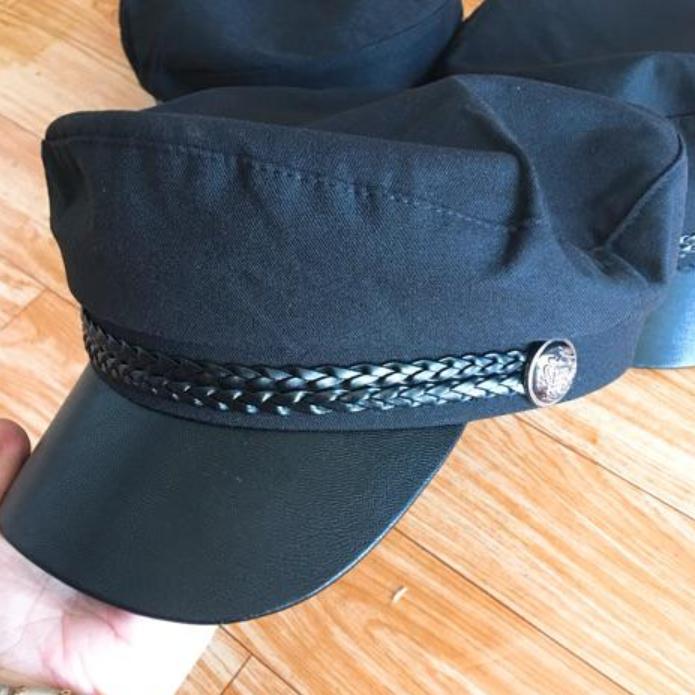 [HCM]nón beret lưỡi trai da siêu đẹp