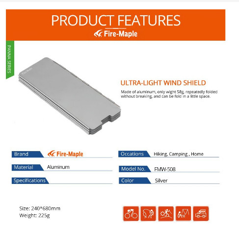 Chắn gió bếp dã ngoại Fire Maple FMW-508