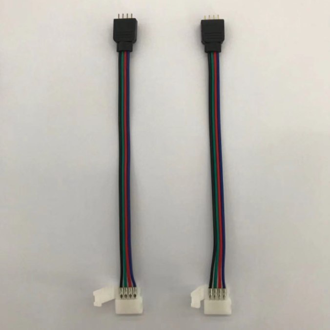 Dây cáp nối Led RGB 2 đầu 4 chân 15cm
