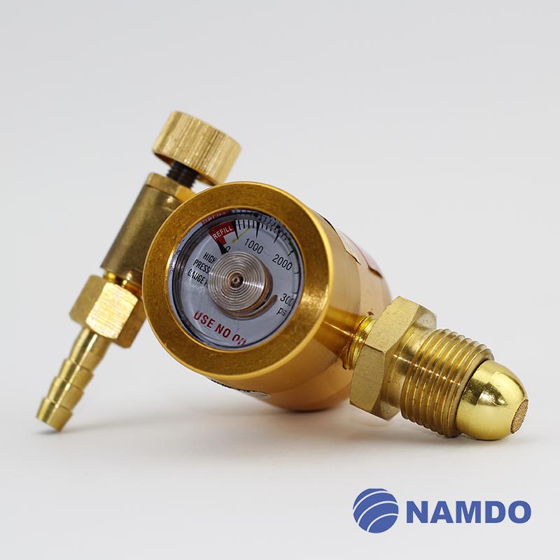 [QT Công Tắc Xanh ]   Đồng Hồ Khí Argon Tiết Kiệm Khí   - Van Điều Áp Khí Argon Ren Ngoài Lắp Cho Bình Khí Ren Trong