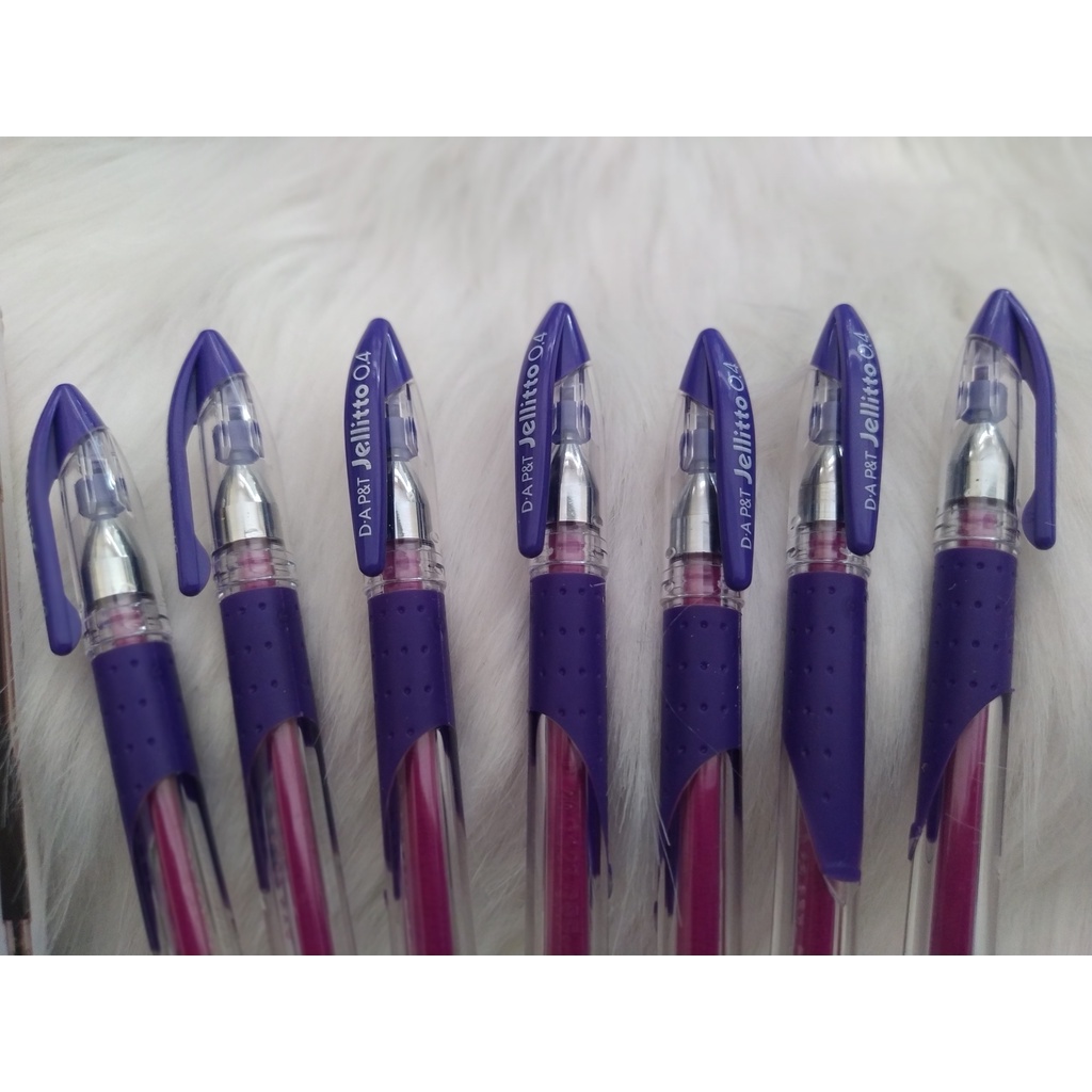 (HCM) Bút GEL Jellitto 0.4mm D-A P&T ( Xuất xứ Hàn Quốc )( Hộp 12 cây)