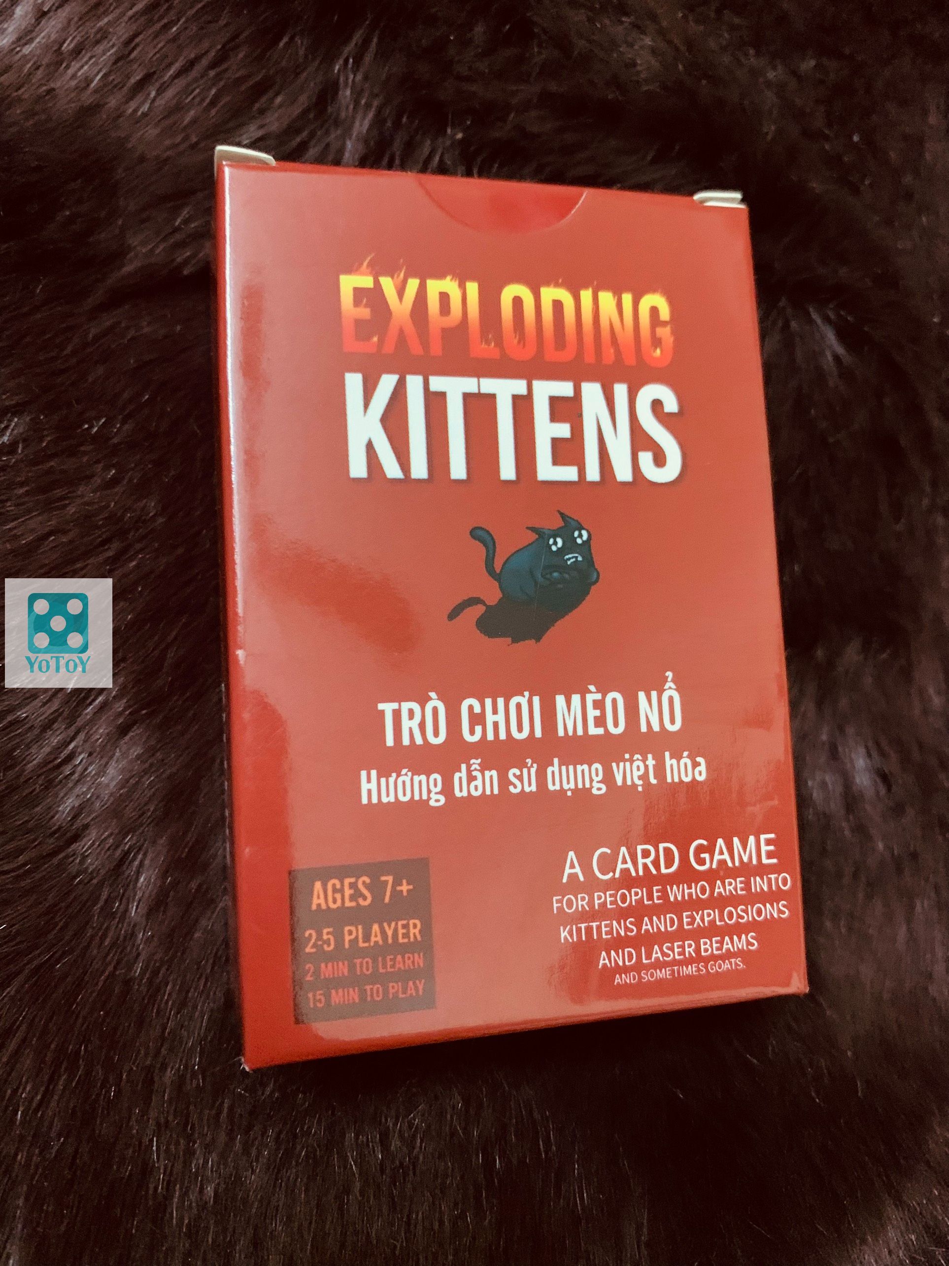 Mèo nổ Việt hóa – Boardgame Exploding kitten chất lượng giá rẻ