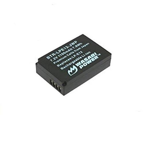 COMBO 1 PIN VÀ SẠC ĐÔI WASABI FOR CANON LP-E12