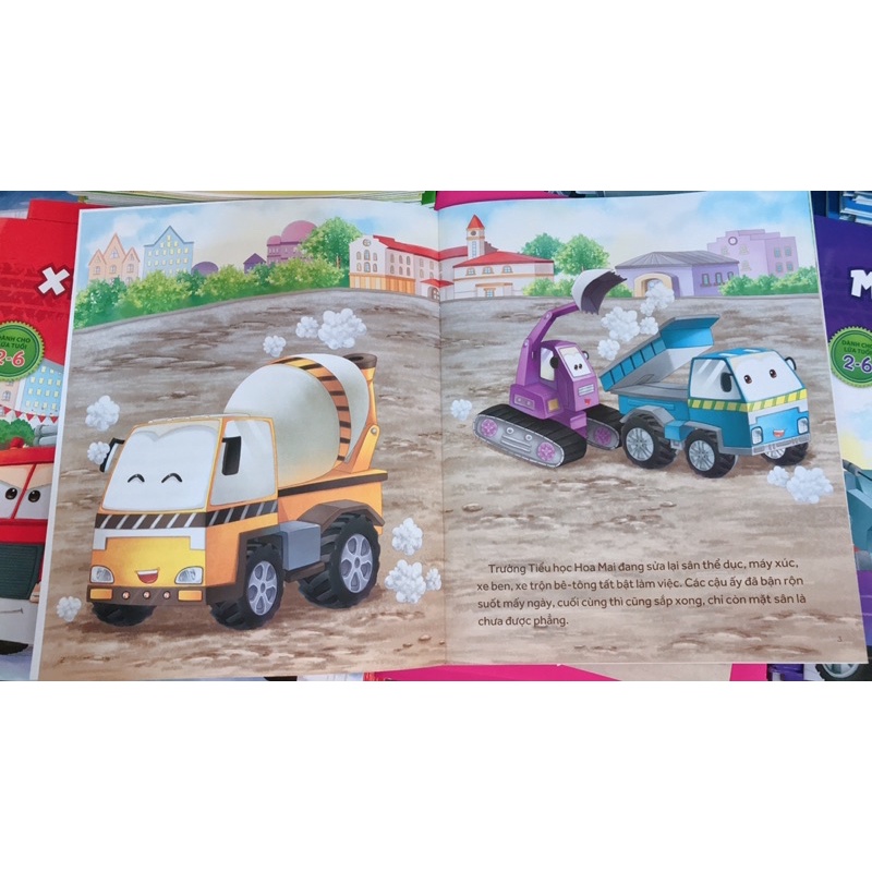 Sách- combo 8 cuốn: Những chiếc xe hiệp sĩ