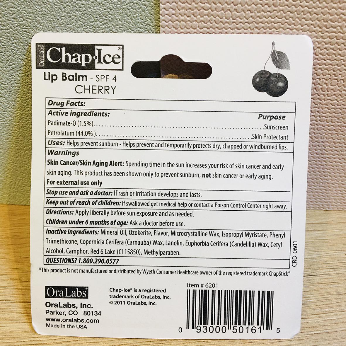 SON DƯỠNG MÔI CHAPICE - MÙI CHERRY