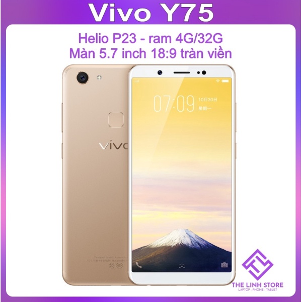 Điện thoại Vivo Y75 màn 5.7 inch tràn viền - Helio P23 ram 4G 32G