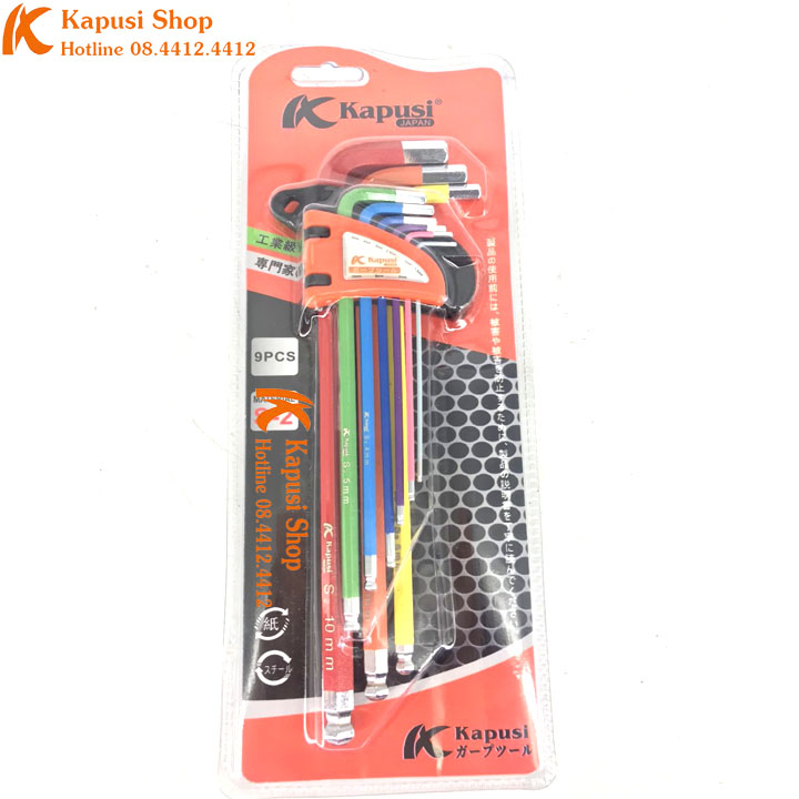 Bộ lục giác bi 7 màu kapusi