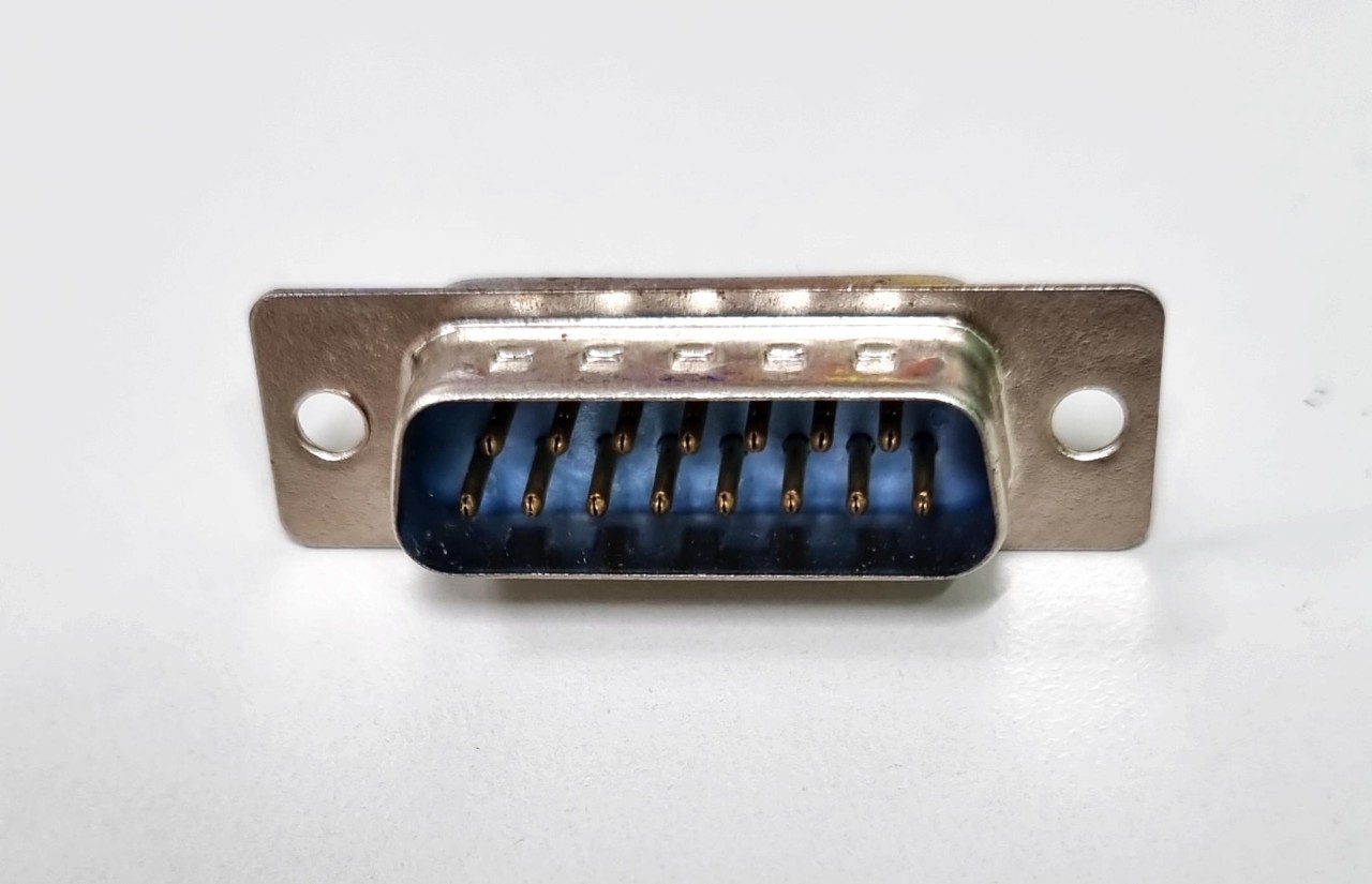 Đầu cắm DB15 chân thẳng 2 hàng (Đầu hàn 15 chân)
