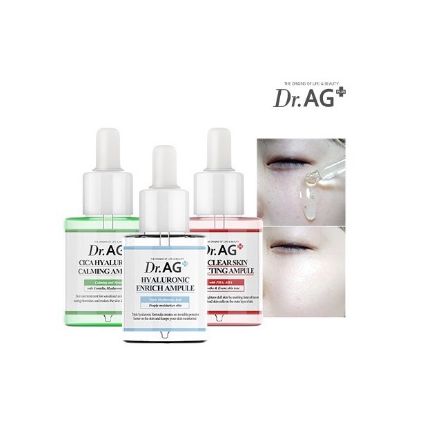Bộ Ba Tinh Chất Dưỡng Da Lành Tính Dr.AG+