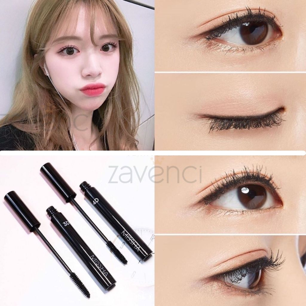 Mascara by Nongchat / Missha 4D chuốt mi làm dày cong dài mi The Style  Zavenci