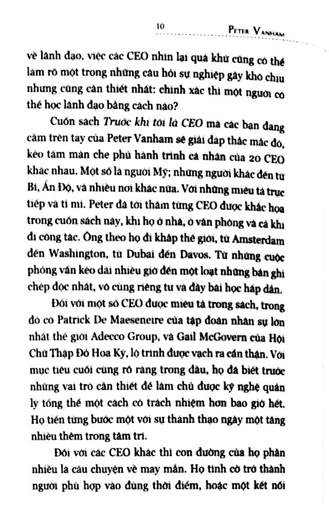 Fahasa - Trước Khi Tôi Là Ceo