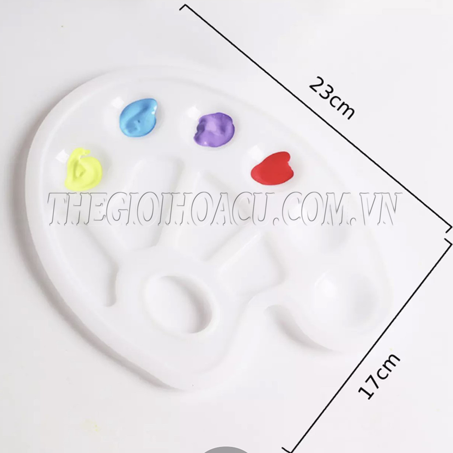 [HCM]Khay Bảng pha màu Nhựa (Palette)
