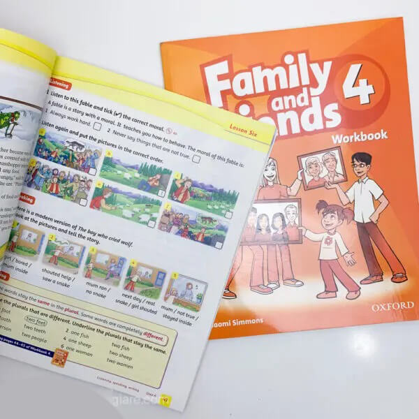 Family And Friends 4 Class book + Workbook