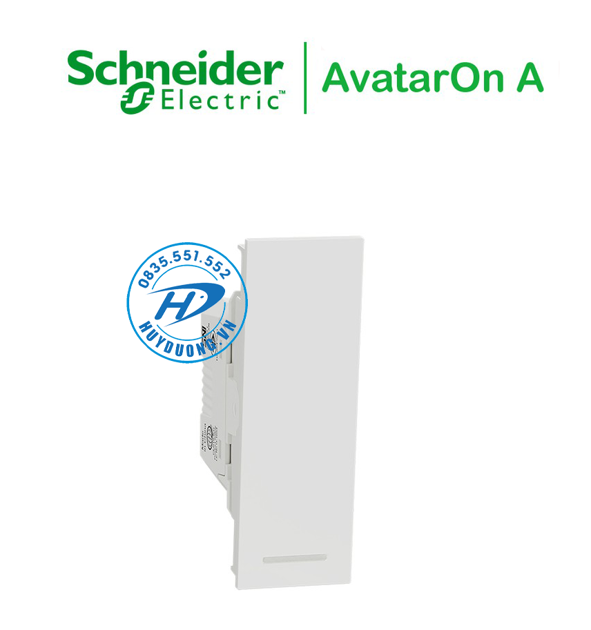 Công tắc 1 chiều, 2 chiều 16A, size S, AvatarOn A - Schneider