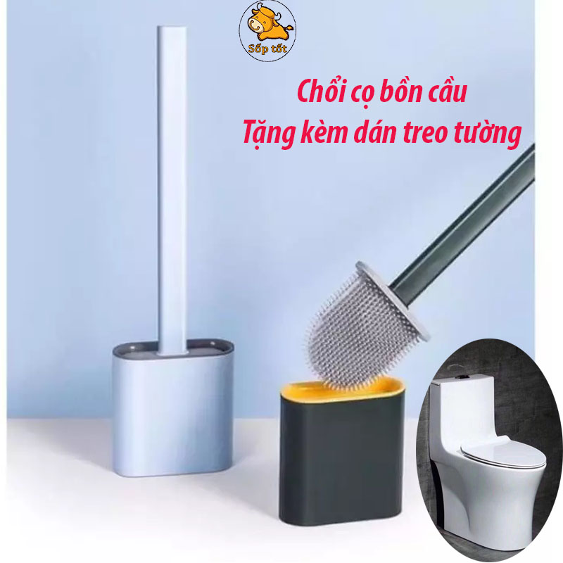 BÁO GIÁ Chổi Chà Bồn Cầu | Shopee Lazada Sendo Tiki mới nhất 62 Cây chà bồn cầu cọ nhà vệ sinh với chổi silicon tiện lợi nhà tắm dễ sử dụng toilet brush GD98