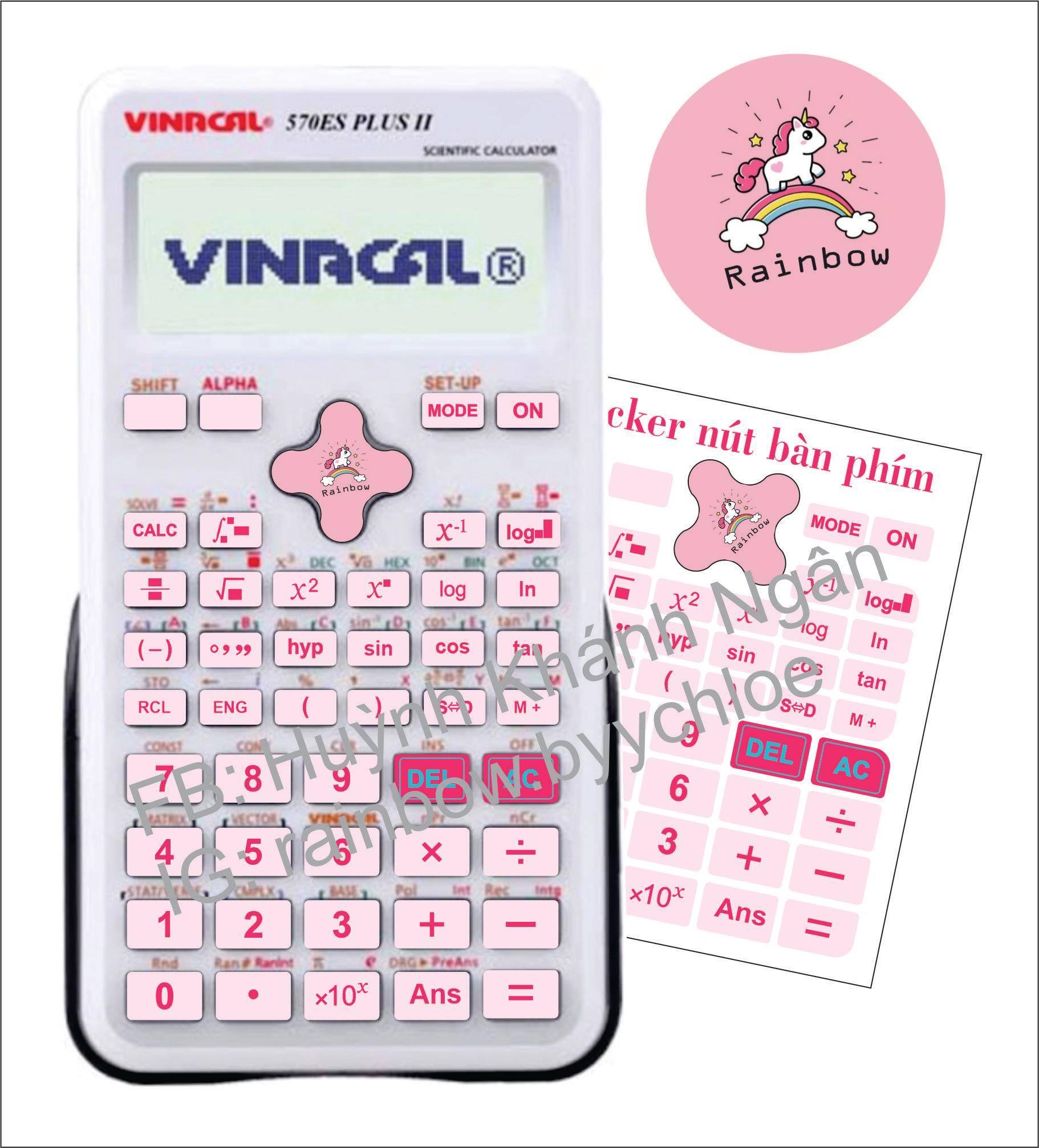 Sticker nút máy tính vinacal