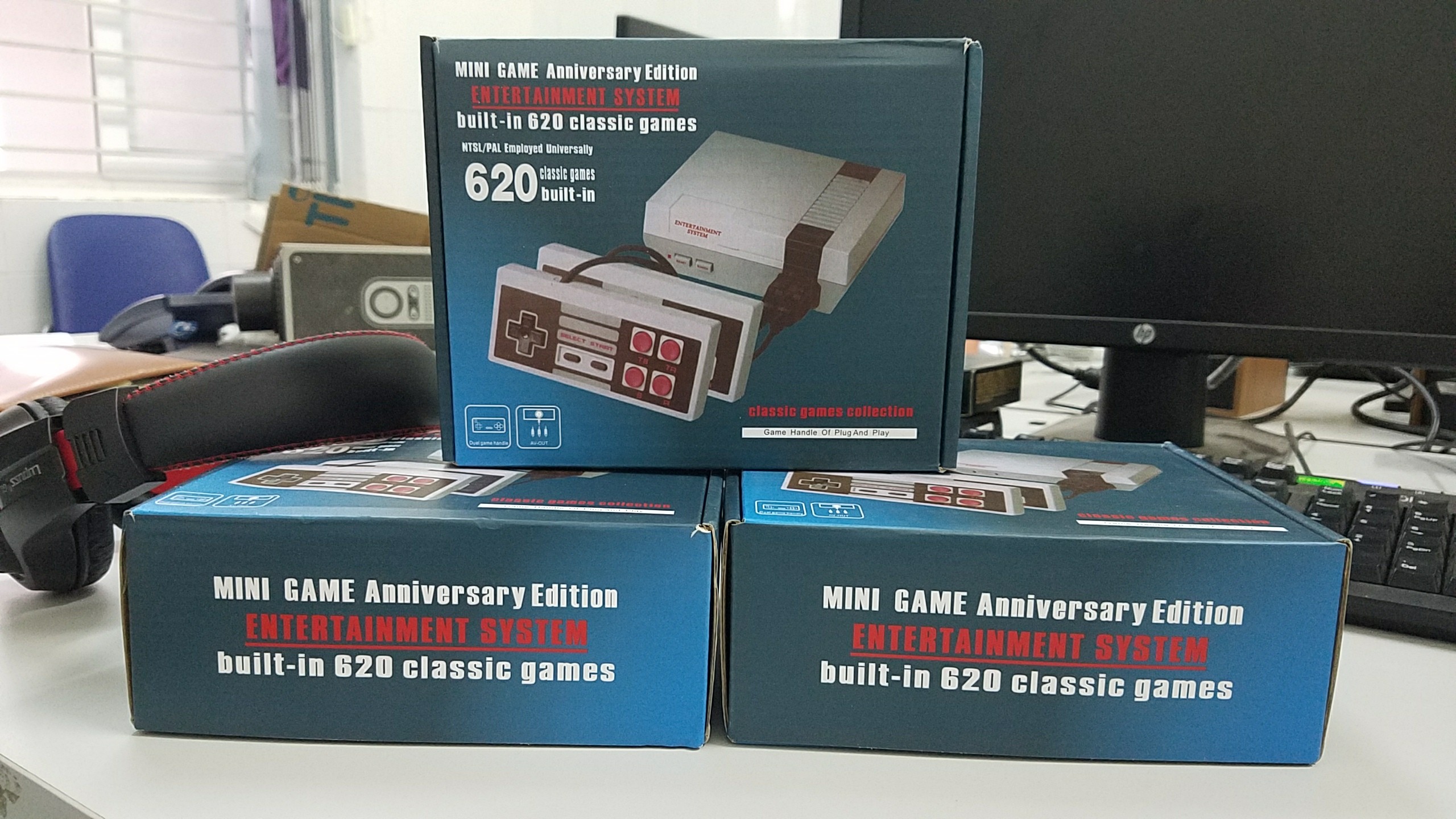 Máy chơi game 4 nút Nes CoolBaby 620 game - nes620
