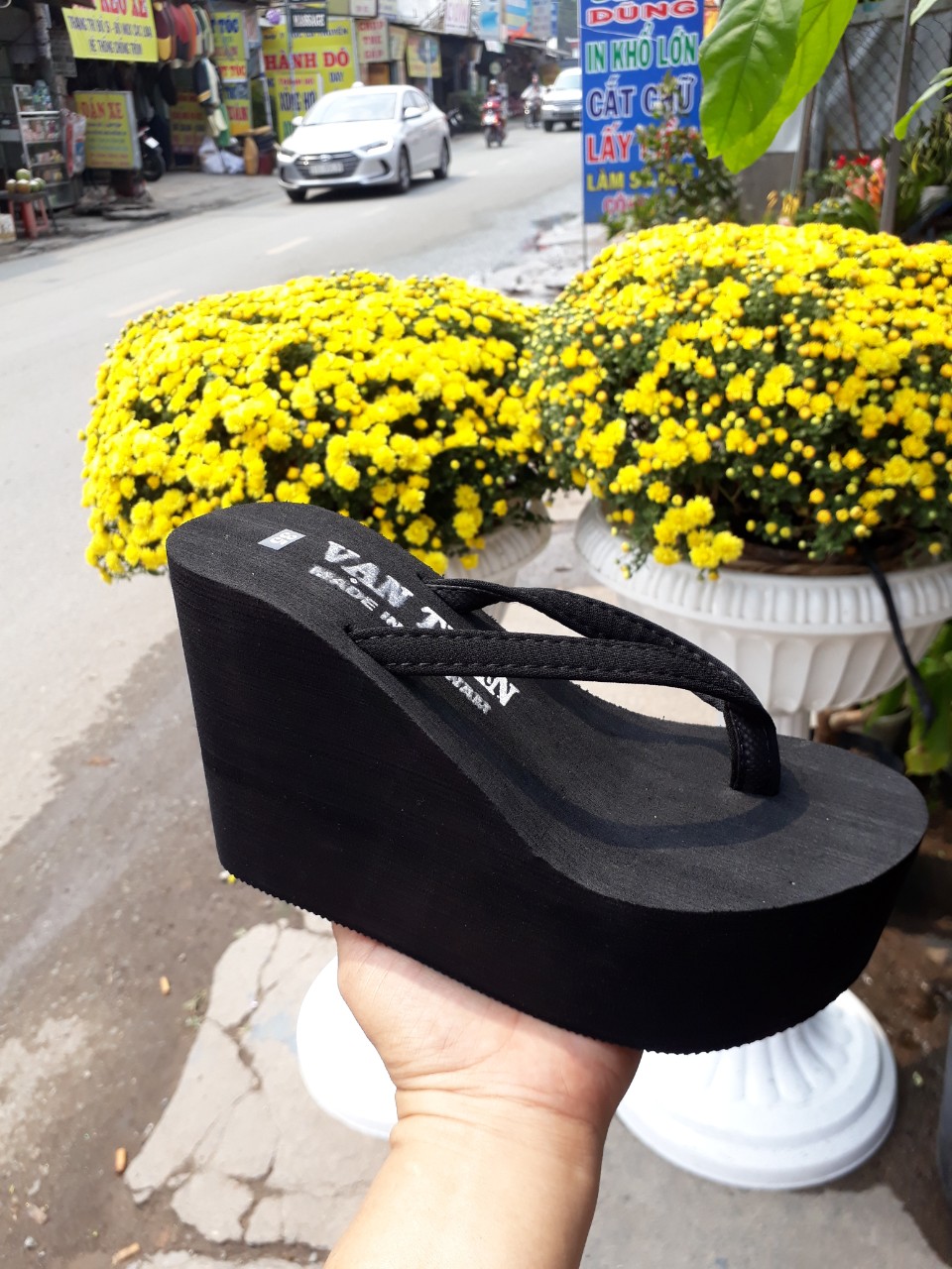 [HCM]Dép Kẹp Cao 9–12cm Cho Nàng Thơ – Mang Lên Là Xinh, Dáng Chuẩn Liền